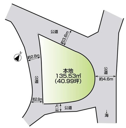 【土地図】 | 熱海市上多賀　売地