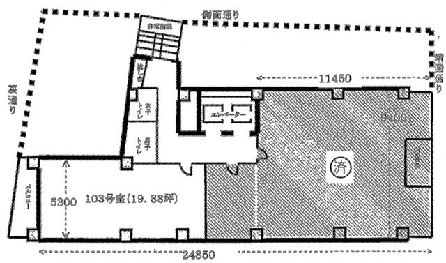 山城ビルの間取り