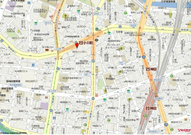 山城ビルの地図