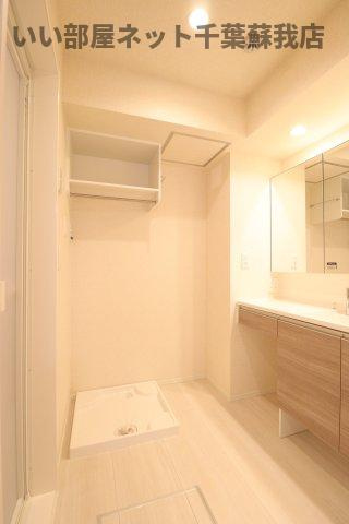 仮）おゆみ野中央2丁目PJの洗面所|忙しい朝には欠かせない洗面所です