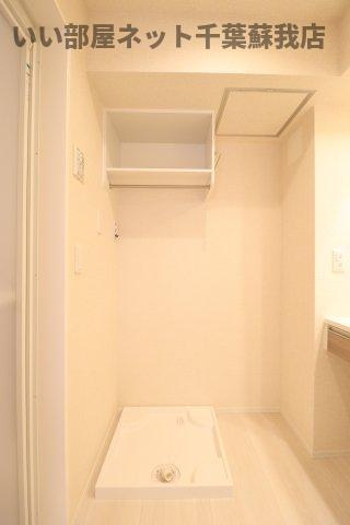 仮）おゆみ野中央2丁目PJの洗面所|室内洗濯機置き場