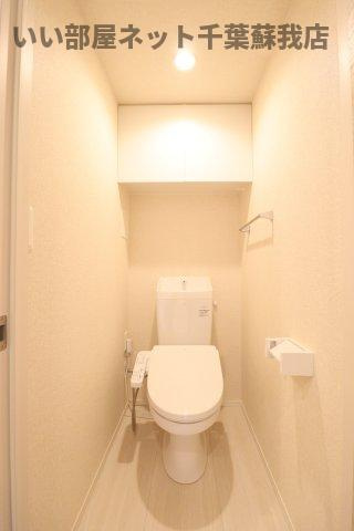 仮）おゆみ野中央2丁目PJのトイレ|落ち着いた色調のトイレです