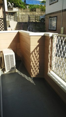 【バルコニー】 | レジデンス淡路　Ｂ | 落ち着いた時間を過ごせるバルコニーです