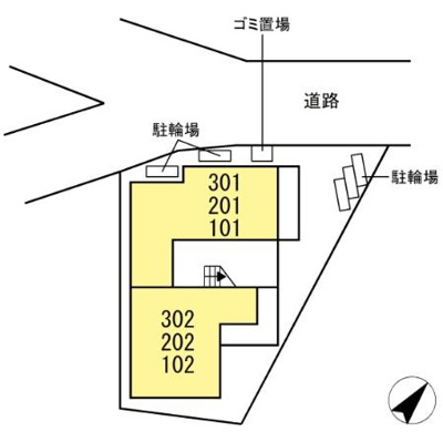 【区画図】 | D Ｐａｉｎａ 日吉本町Ⅰ