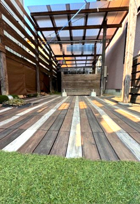 【庭】 | 河南町さくら坂3丁目　中古戸建 | 西側の庭！気軽にお子様やペットが遊べるスペースに。庭があると気持ちにも暮らしにもゆとりが生まれます。