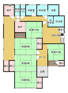 【間取り】 | 鳥取市津ノ井中古一戸建て
