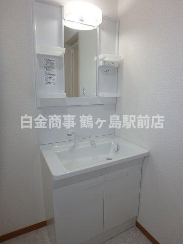 坂戸市島田中古戸建の独立洗面台