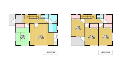 坂戸市島田中古戸建の間取り