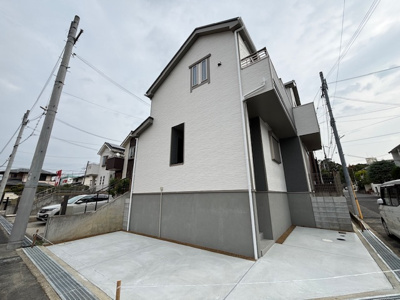 【外観】 | 神戸市垂水区本多聞2丁目　新築戸建　仲介手数料無料！ | きれいな外観です