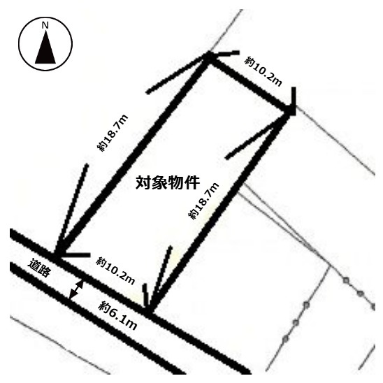 大里原町1番19号（C-15）の土地図