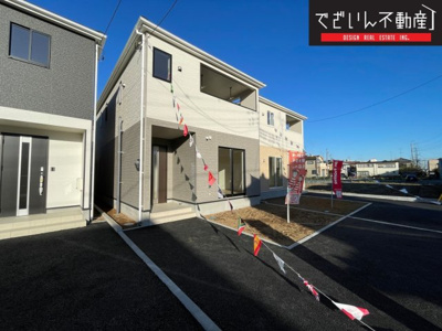 【外観】 | Cradle garden鴻巣市松原第10　新築住宅 | ≪2号棟≫
現地(2024年12月撮影)