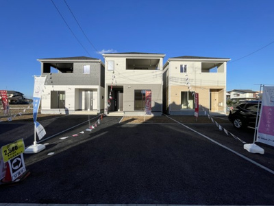 【外観】 | Cradle garden鴻巣市松原第10　新築住宅 | ≪2号棟≫
現地(2024年12月撮影)