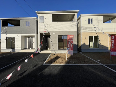 【外観】 | Cradle garden鴻巣市松原第10　新築住宅 | ≪2号棟≫
現地(2024年12月撮影)