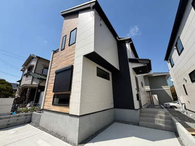 【外観】 | 神戸市須磨区友が丘7丁目　新築戸建2号棟　仲介手数料無料！ | 外観もきれいです