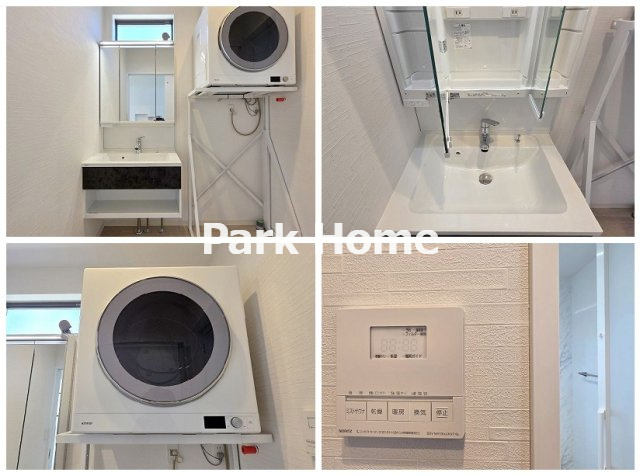 高知市一ツ橋 -５号地- 新築戸建ての洗面所|２F：洗面脱衣室