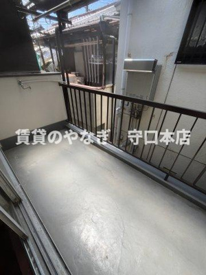 【バルコニー】 | 門真市舟田町テラス | 二階裏手にもバルコニーがあります