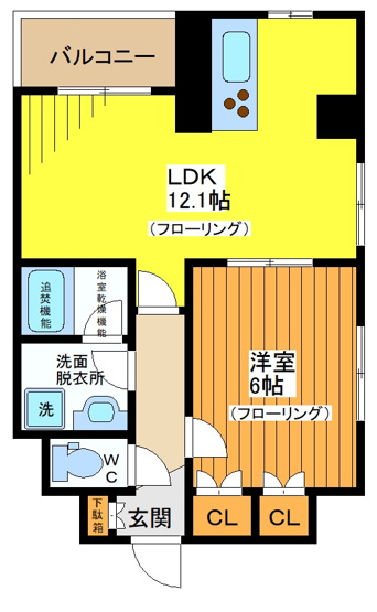 【間取り】 | スペーシア三軒茶屋弐番館