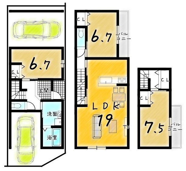 向島庚申町　建築条件付土地