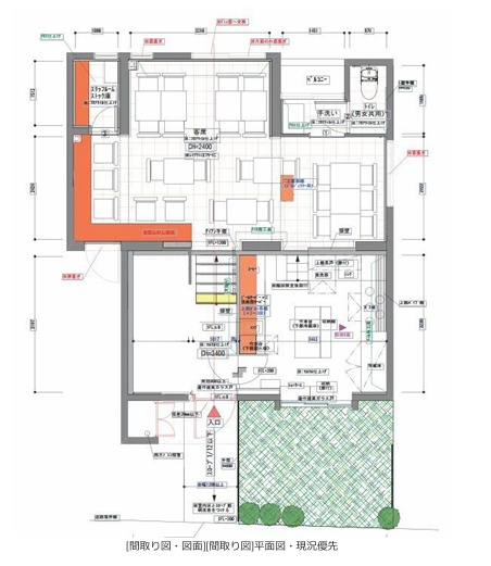 R-BLDG　1Fの区画図