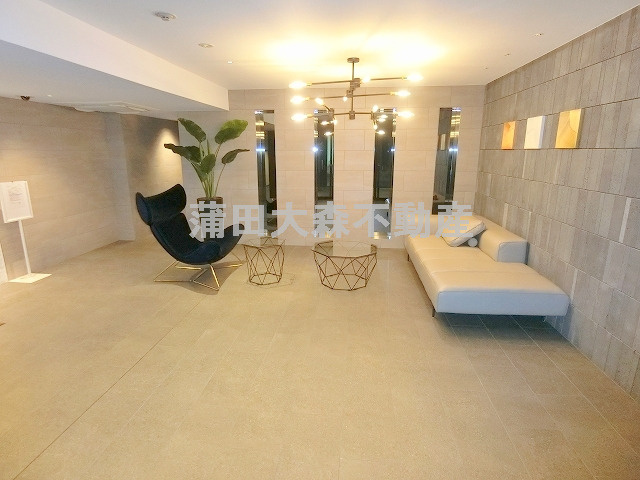 パークリュクス蒲田一丁目のエントランス