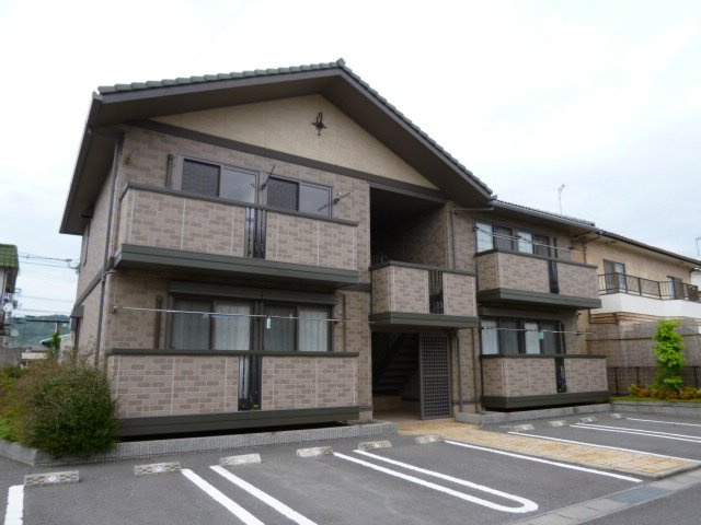 倉敷市連島中央１丁目のアパートの外観