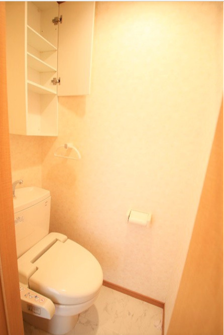 ポムダムールのトイレ|落ち着いたトイレです