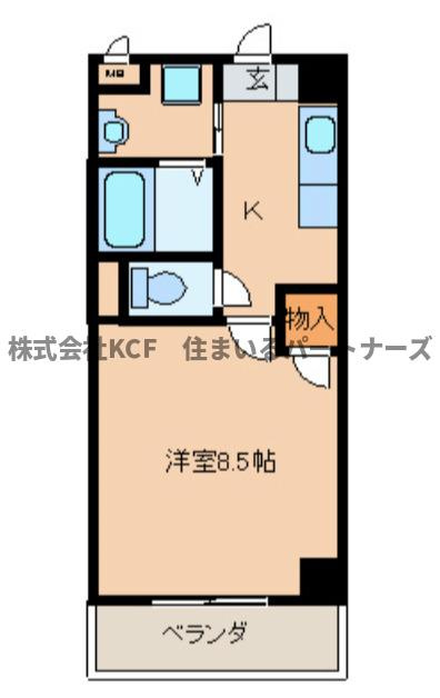 コンフォールHIの間取り