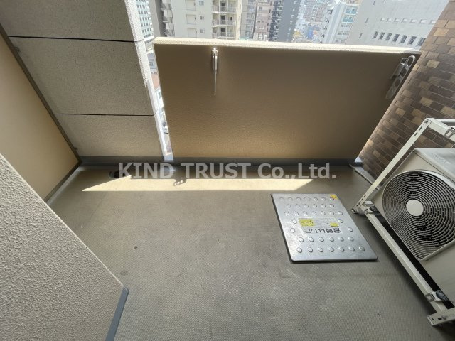 グレンパーク梅田北のバルコニー