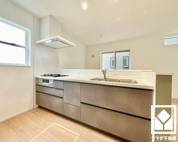 大津市御陵町　第1　2号棟のキッチン
