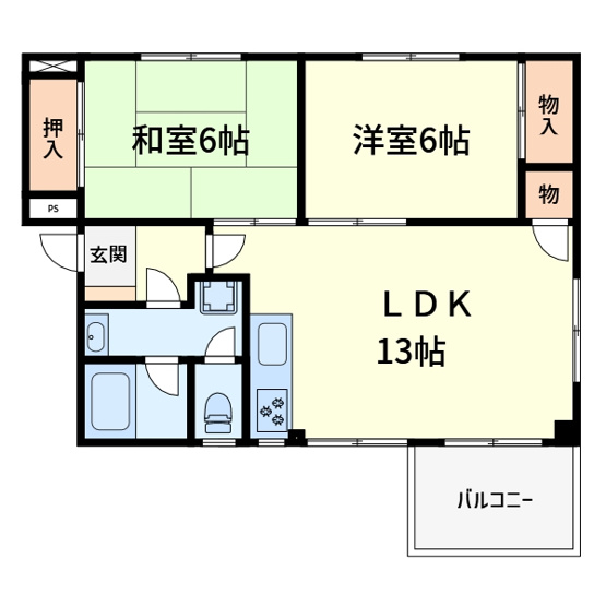 【間取り】 | サンシャイン川添