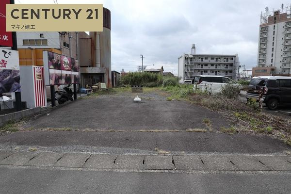 岐阜市宇佐南1丁目の区画図|北側歩道より撮影