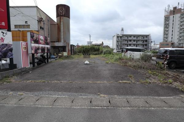 岐阜市宇佐南1丁目の区画図|北側歩道より撮影