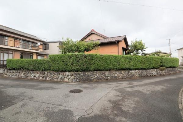 岐阜市日置江字屋敷前畑の前面道路含む現地写真|南西側から撮影