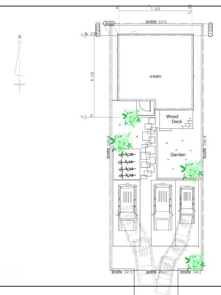 岐阜市次木Bの外観|プラン例となります♪