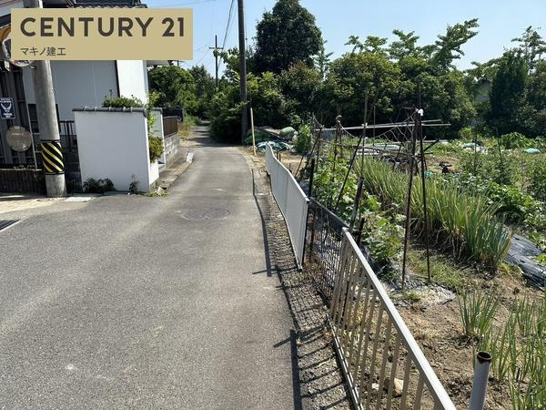 岐阜市柳津町上佐波1丁目のその他|東側公道　北側から撮影