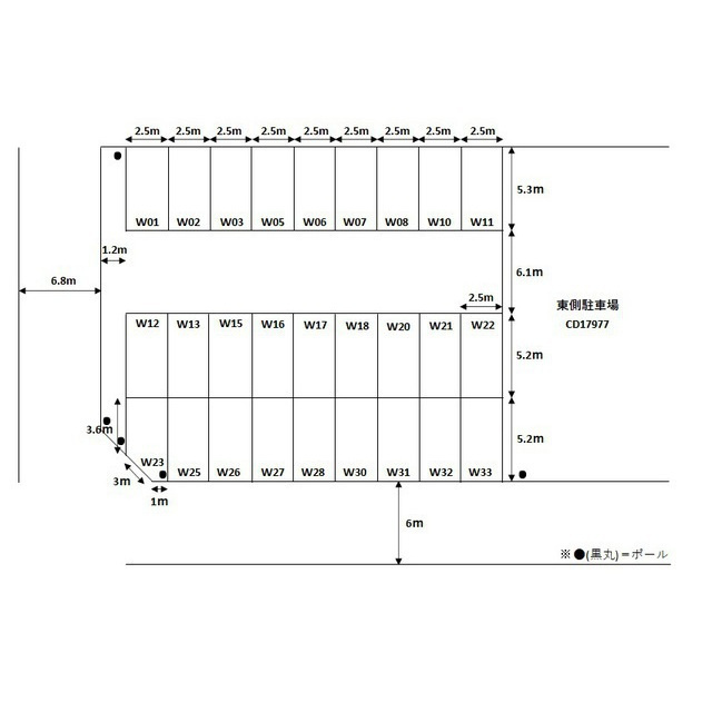 岐阜市須賀２丁目の駐車場の駐車場