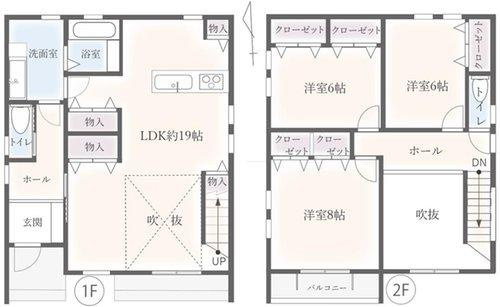 太田市南矢島町戸建②の間取り