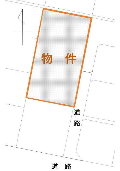 太田市新道町売地の土地図