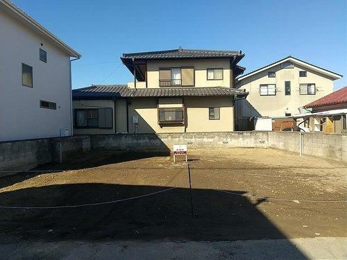 伊勢崎市除ヶ町売地の前面道路含む現地写真|現地（2024年2月）撮影