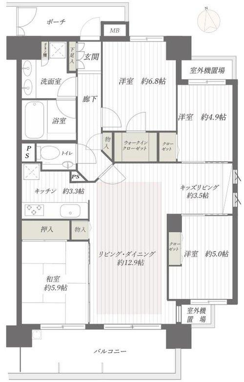 ゼファー太田本町プリンシアの間取り