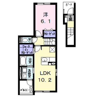 【間取り】 | エスポワール高畑