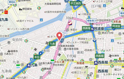 【地図】 | エスリード阿波座シティーウエストⅡ