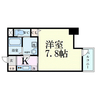 【間取り】 | プレサンス谷町キャトル