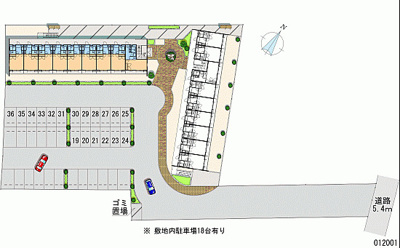 【駐車場】 | レオパレスメゾンヒラツカA | 画像4