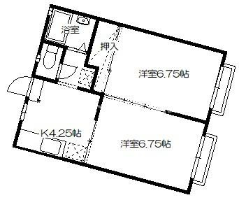 パークハイツはこざきⅠの間取り
