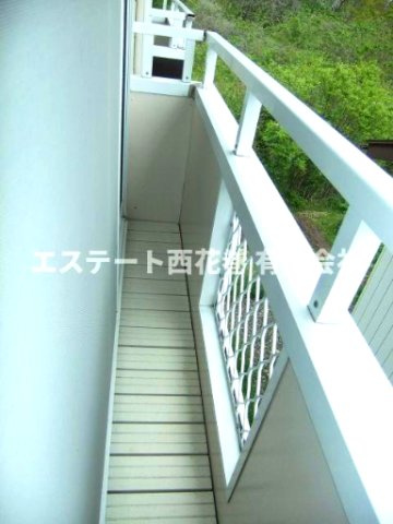 パークハイツはこざきⅠのバルコニー|人は出れません