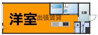 仲介手数料0！！コレクション名駅IIIの間取り