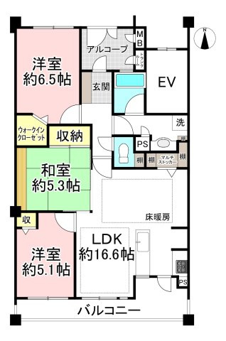 【間取り】 | テラスノバ新那加ツインイースト