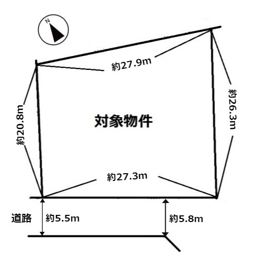 朽網東二丁目15番（B-24）の土地図
