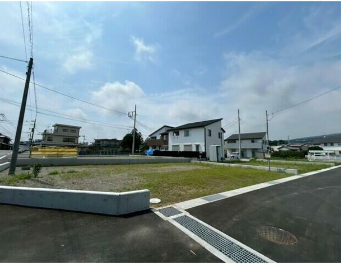 新築戸建　平屋　富士市中里22-1期　全8棟　8号棟の前面道路含む現地写真|着工前です